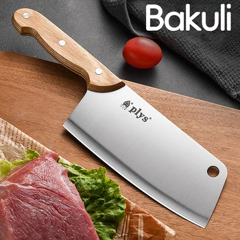 Couteau de cuisine pour femme, couteau ménager pour viande et cuisine en acier inoxydable, couteau tranchant, appareil de manipulation des ingrédients 1