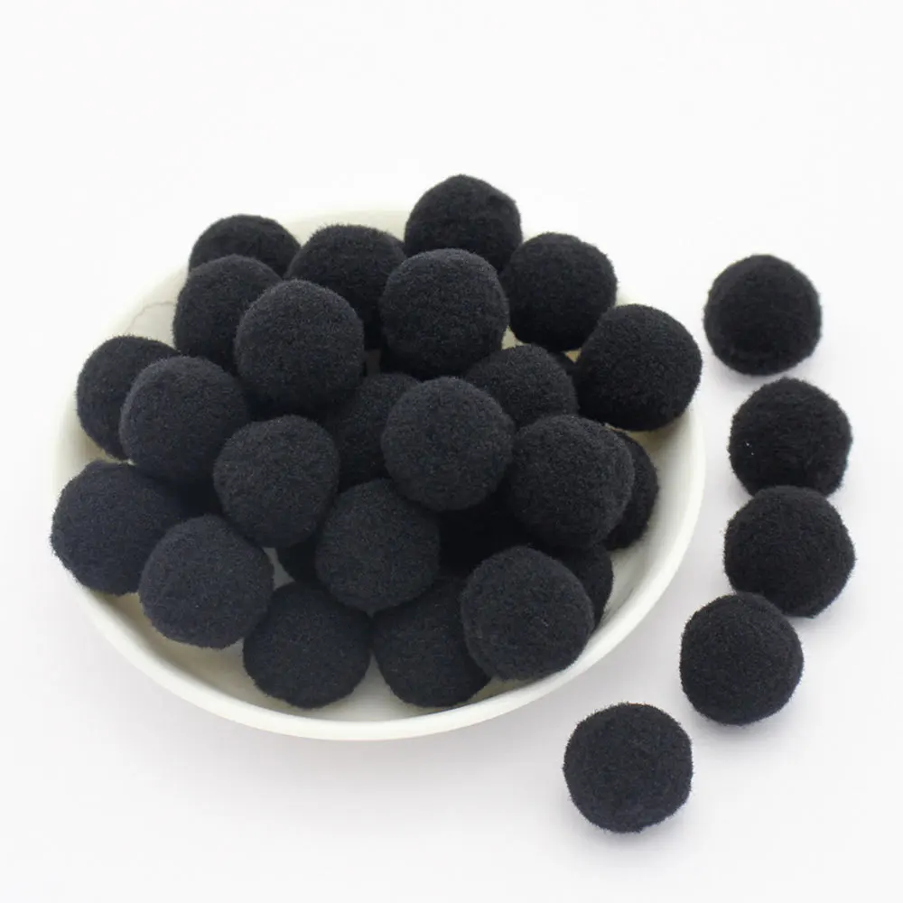 8/10/15/20/25/30mm Pompons Flauschige Weiche Bommel für DIY Handgemachtes Kinderspielzeug Puppen Nähen Kleidungsdekoration Zubehör 300-30 Stück – Detail 22