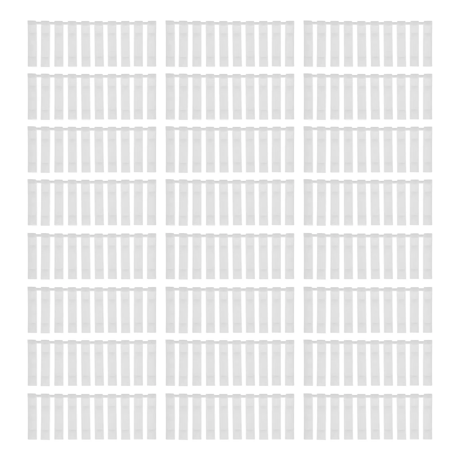은행 카드용 블랭크 실링 스트립, 금융 보안 및 개인정보 보호를 위한 범용 플라스틱 스트립, 이벤트 출입용