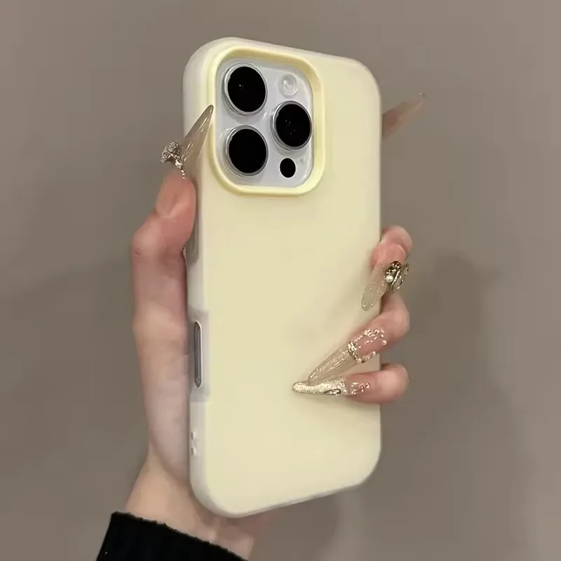Vibrant Matte Jelly Soft Shockproof Phone Case - Candy Color Collection