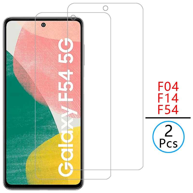 Pellicola Salvaschermo In Vetro Temperato Per Samsung Galaxy F04 F14 F54 Cover Su F 04 14 54 04F 14F 54F Coque Samsun Samsumg Sansung