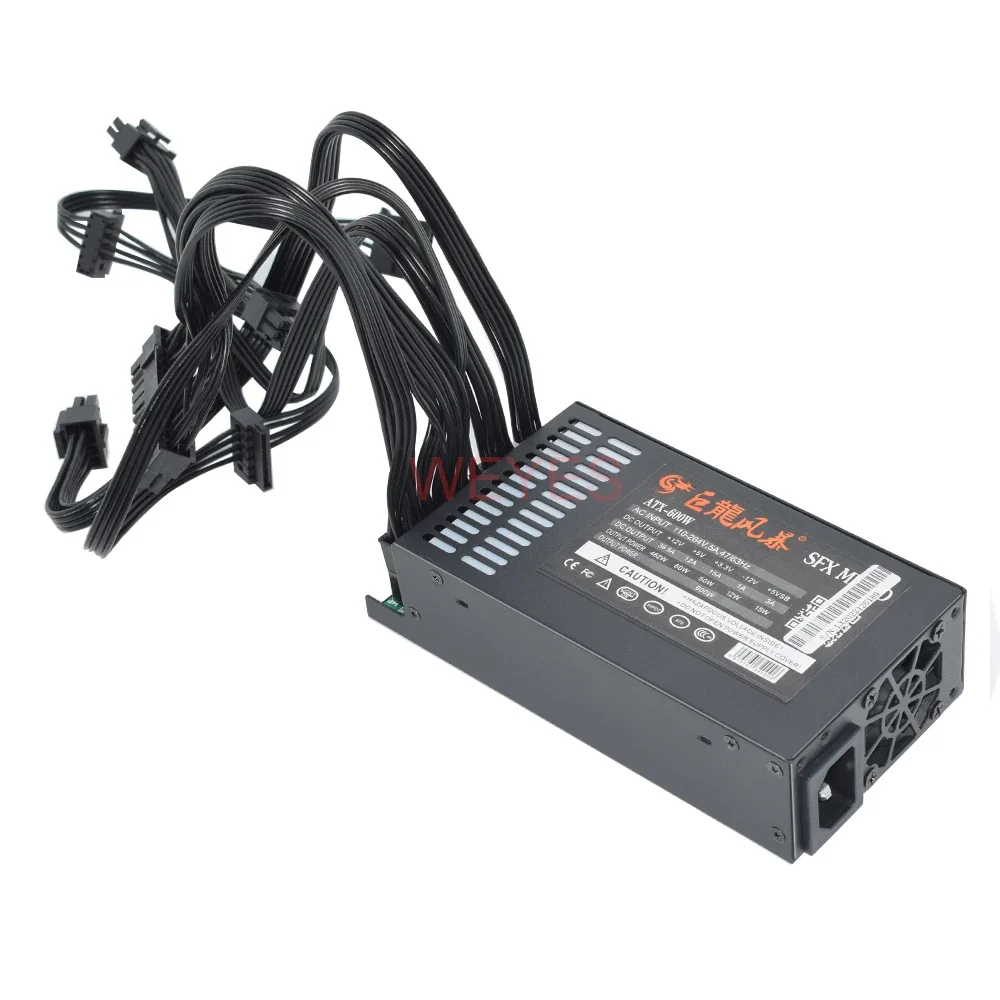 Completa Modular 1u Mini Itx Fonte de Alimentação 600w Novo Atx600w 400w Flex Atx Psu para K39 a4 s3 g5 Itx Mini Case Enp7660b - Imagem 4