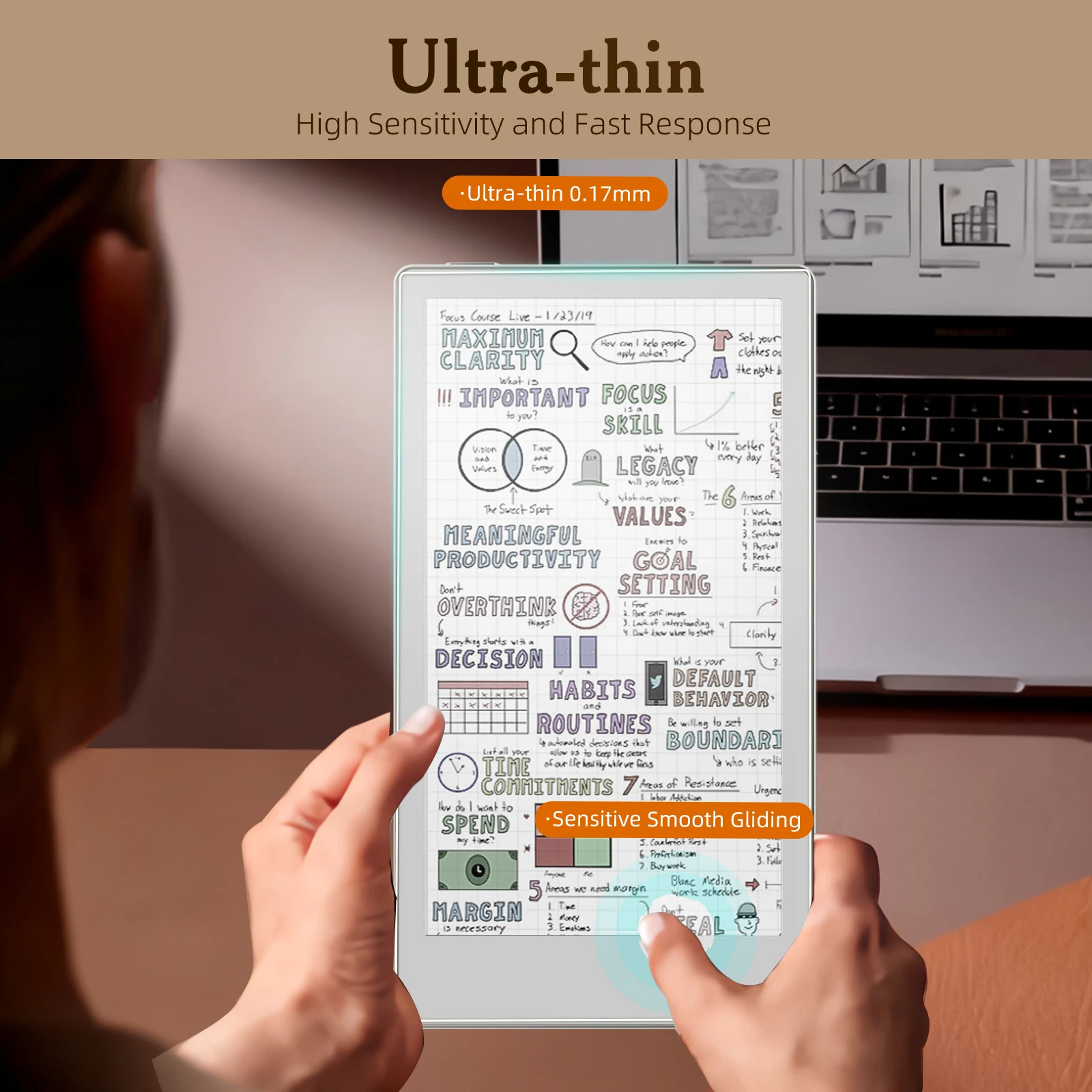 Premium Anti-Glare Screen Protector 2-Pack for a Paper-Like Writing Experience