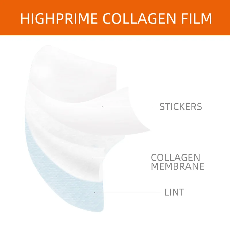 3/4pcs Soluble Collagen Film Paper Full Facial Mask Cloth Anti-Aging Face Neck Filler Collagen Firming Lifting Face Care 5