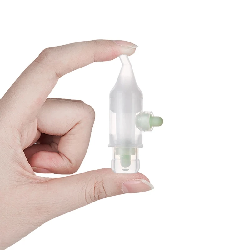 Kids Vacuum Suction Sniffling Equipment Cartoon Bear Silicone Baby Safety Nose Cleaner Newborn Nasal Aspirator