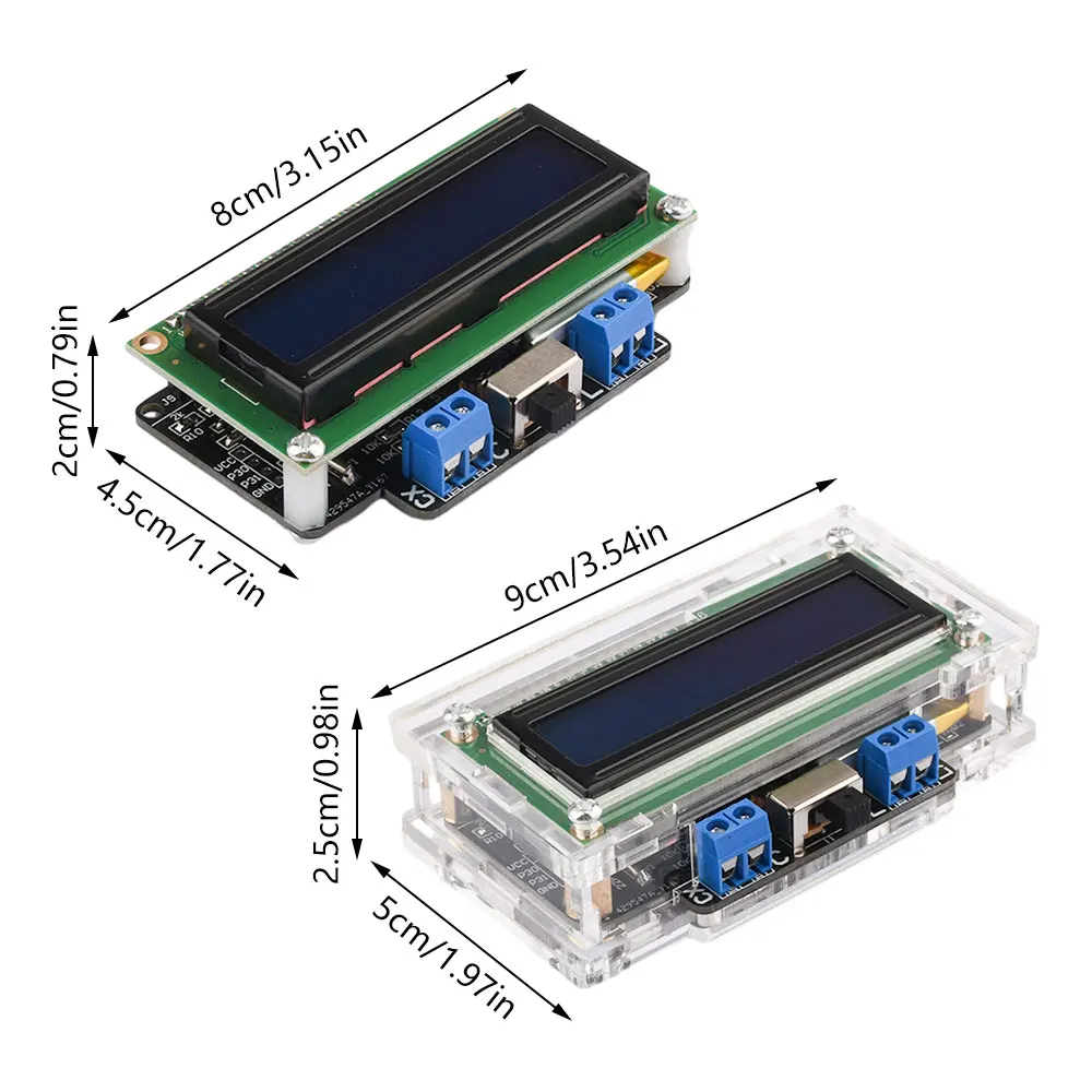 High Precision LCD Digital Capacitance Inductance Meter Inductor Capacitor Tester Type-C USB 3