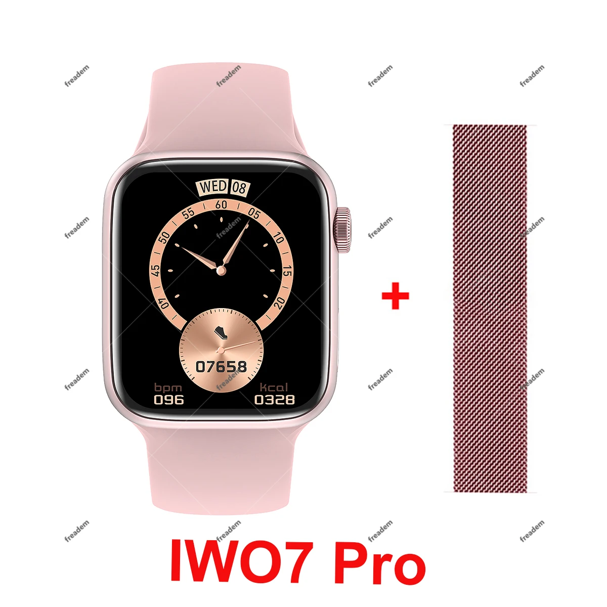 3PCS IWO7 Pro Smart Watch 