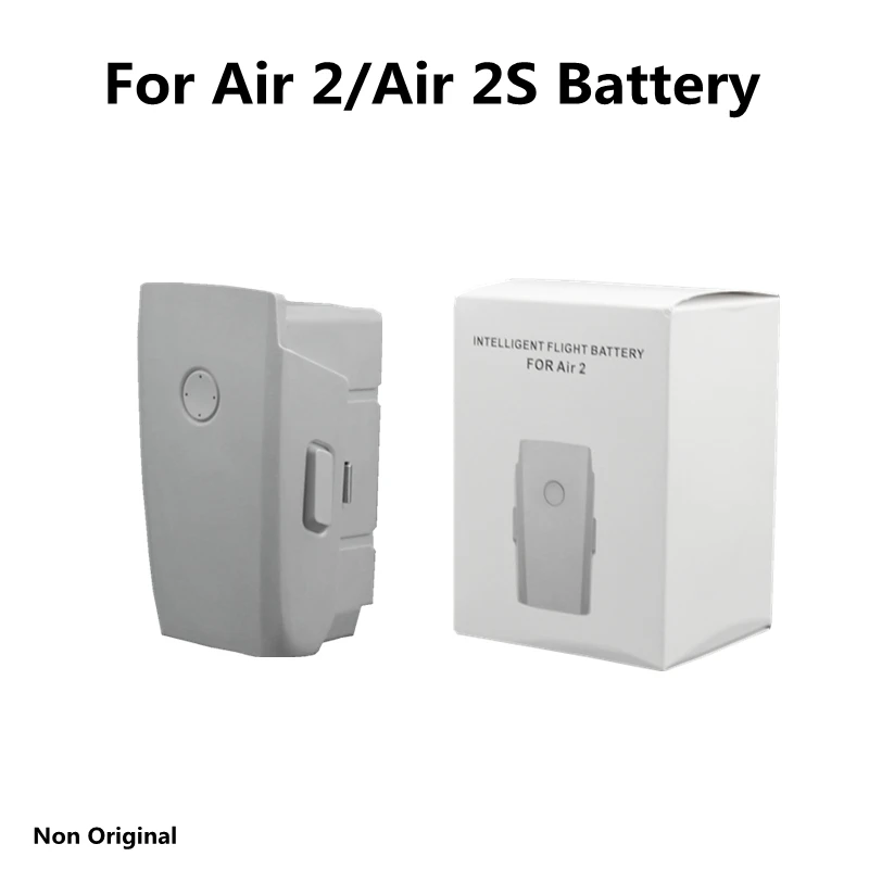 Batterie intelligente pour DJI Air 2 / Air 2S, 3750mAh, 40.42Wh, autonomie 31-34 min, posée sur fond blanc.