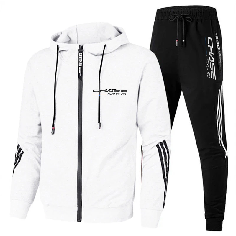 Spring and Fall brand hooded coat Tracksuit and tracksuit pants Outdoor fitness jogging tracksuit travel mountaineering suit2023