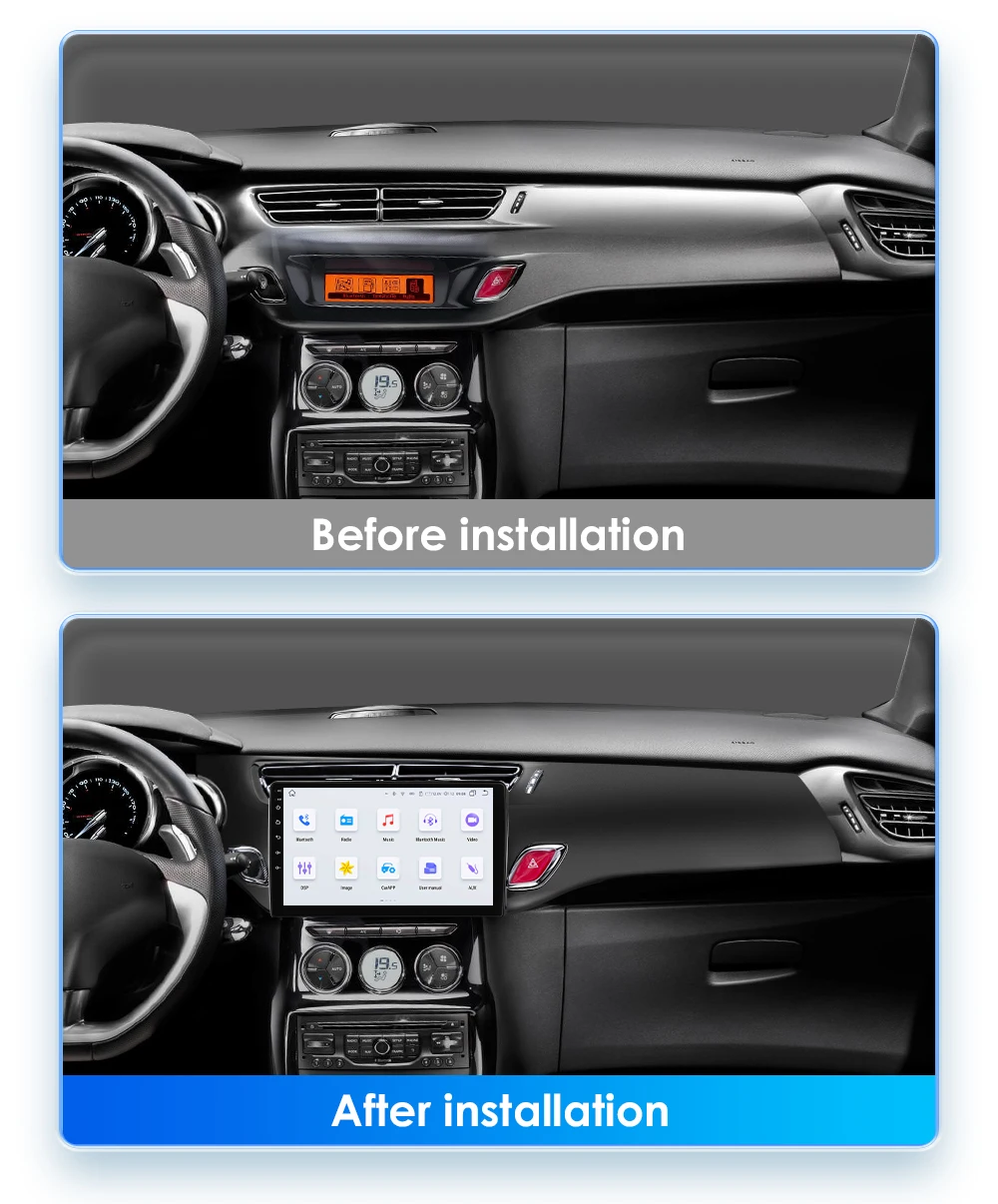 WITSON Android Auto Stereo For Citroen C3 DS3 2010-2016 Carplay Car  Multimedia Audio Vehicle Radio Navigation Head Unit - AliExpress