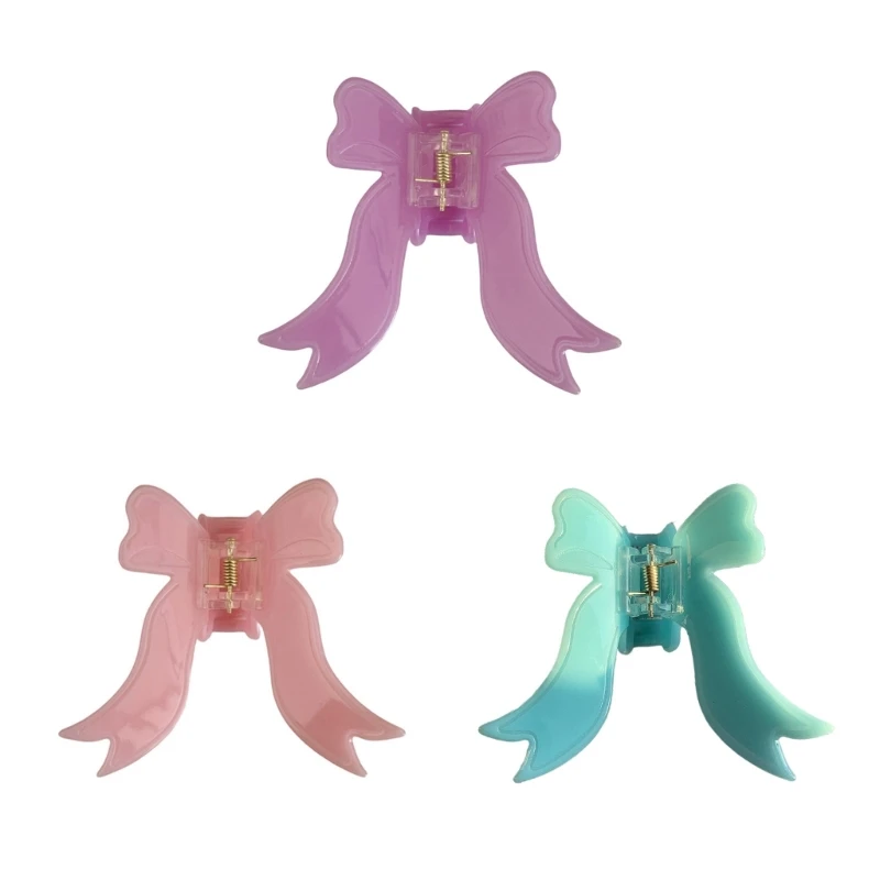 

Girl Colorful Hair Clip for Women Butterfly Barrettes Bow Hair Jaw Clip