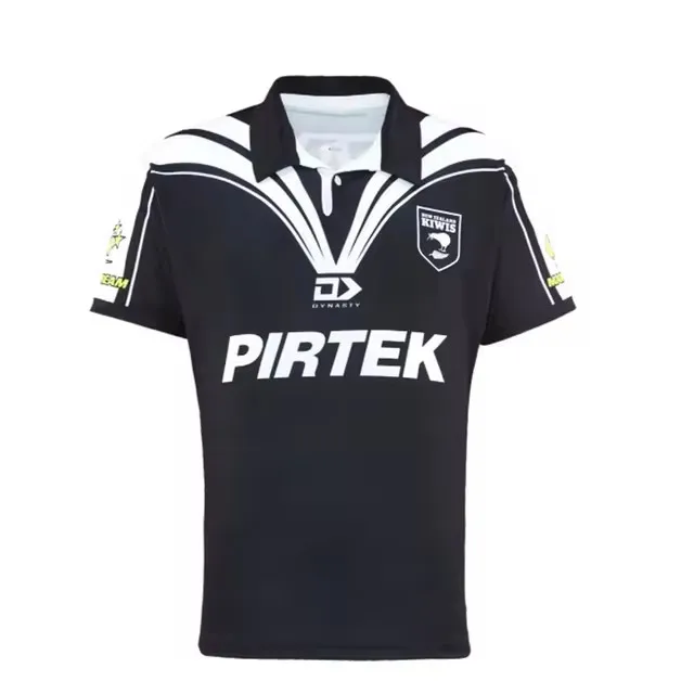 New Zealand Kiwis Training / POLO Shirt / Singlet Shorts Men's Rugby Jersey-Men's Size:S-5XL（Print Name Number）