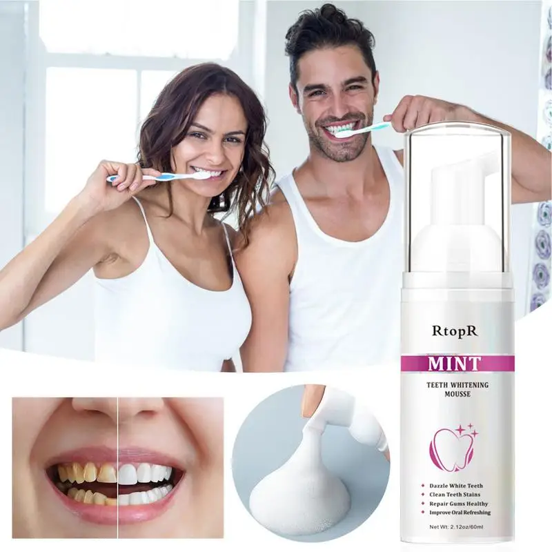 Teeth Cleansing Whitening Mousse Whitening Teeth Remove Tooth Stains