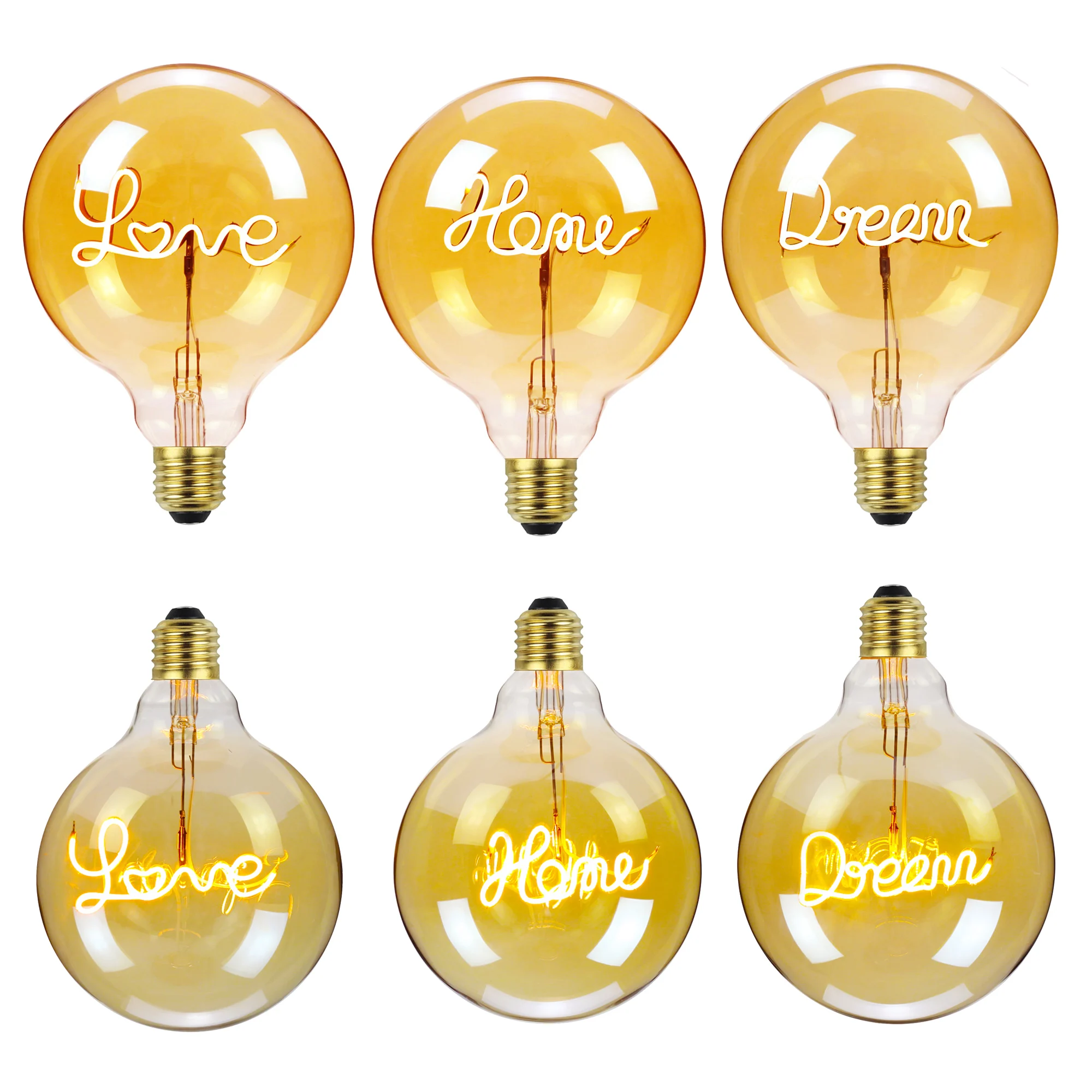 Ampoules Led Vintage Big Globe G125 4 W 220-240 V Pour Décoration De - copertina