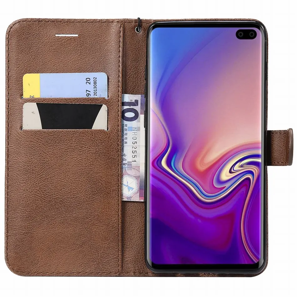 Solid Color Card Slot Phone Case Cover