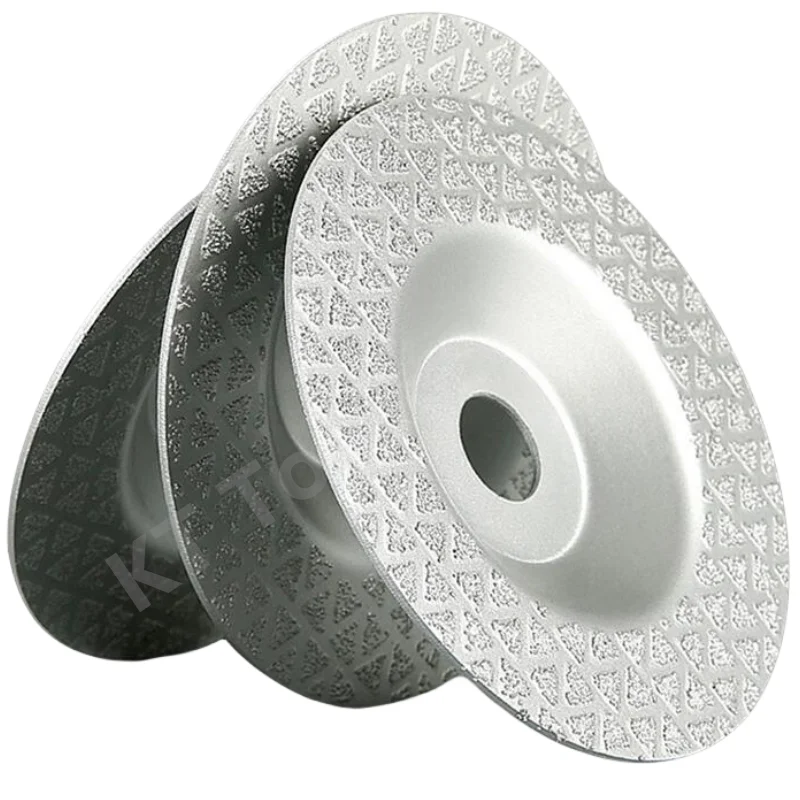 100mm 45/60/100# Diamond Grinding Disc Wet Dry Chamfering Trimming Marble Granite Artificial Stone Ceramic Sanding Disc Tools