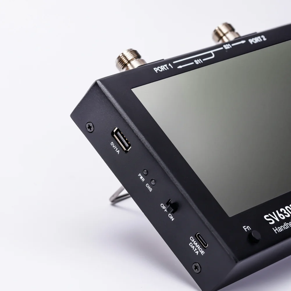 HTOOL SV6301A 6.3GHz Handheld Vector Network Analyzer VNA S11 50dB S21 75dB 8GB Storage English Russian Menu software provided