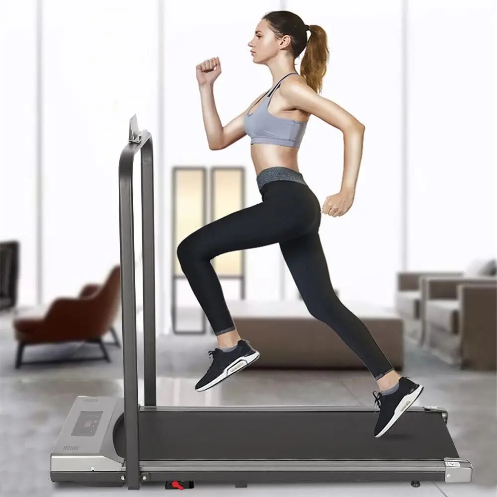 Sports Treadmill, 2.5HP Treadmill for Home, Bracket Design, Shock Absorption Indoor Walking Pad, Under Desk Treadmill