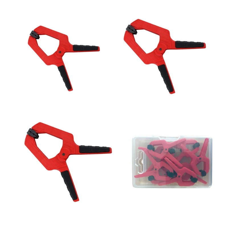 

Woodworking Tool Spring Clamp A Type 2'' 3'' 4'' Plastic Fixed Clip Fast Clamp