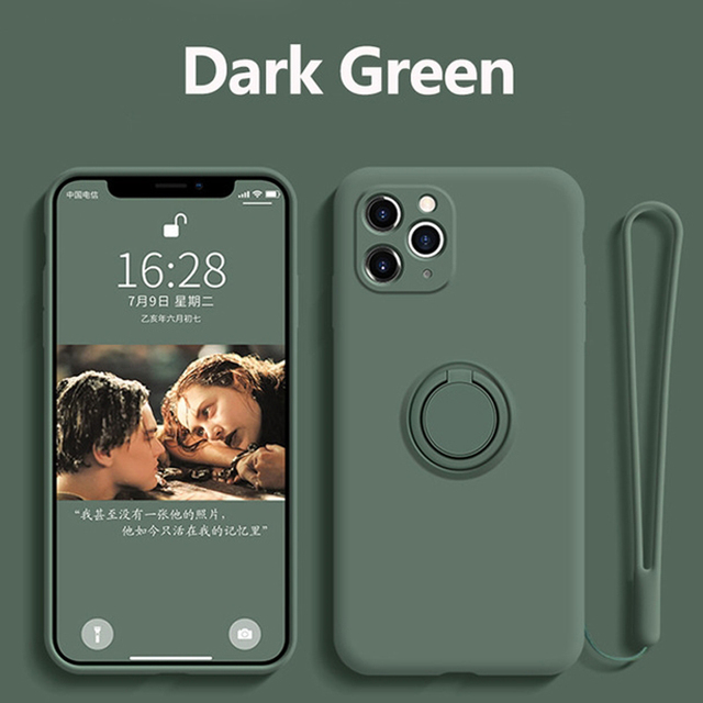 Car Magnetic Holder Soft TPU Silicone Case For iPhone 13 12 11 Pro Max 6 S 8 7 Plus X XS XR XS SE Coques Fundas Shell