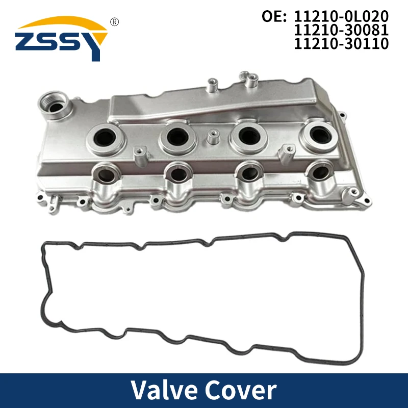 New Aluminum Engine Valve Cover 11210-0L020 for Toyota Hilux Fortuner 4Runner Innova Hiace 2.5 3.0L 112100L020 11210-30110