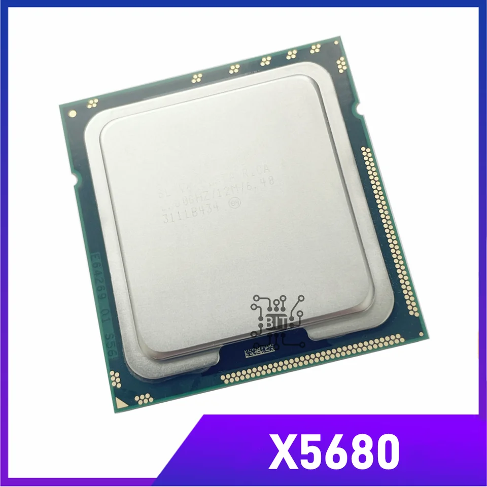 ☆ Xeon X5680 3.33Ghz 6コア12スレッド ☆ 2個セット Xeon X5680 3.33GHｚ⁄12MB⁄6コア12スレッド⁄LGA1366⁄SLBV5