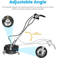 20Inch Professional Pressure Washer Rotary Surface Cleaner Patio 4000psi Pressure with 3/8 Quick Connector 2