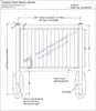 100% Virgin Material PVC Fence, PVC Fence Series 5