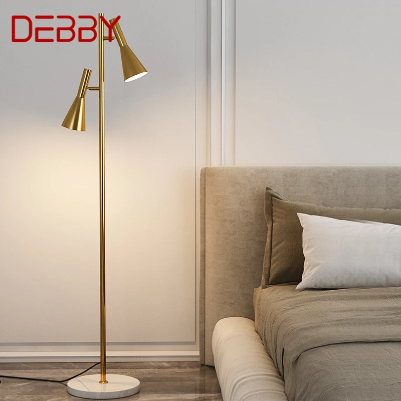 

DEBBY Nordic Floor Lamp Modern Family Iiving Room Bedroom Angle Aadjustment LED Creativity Standing Lightight