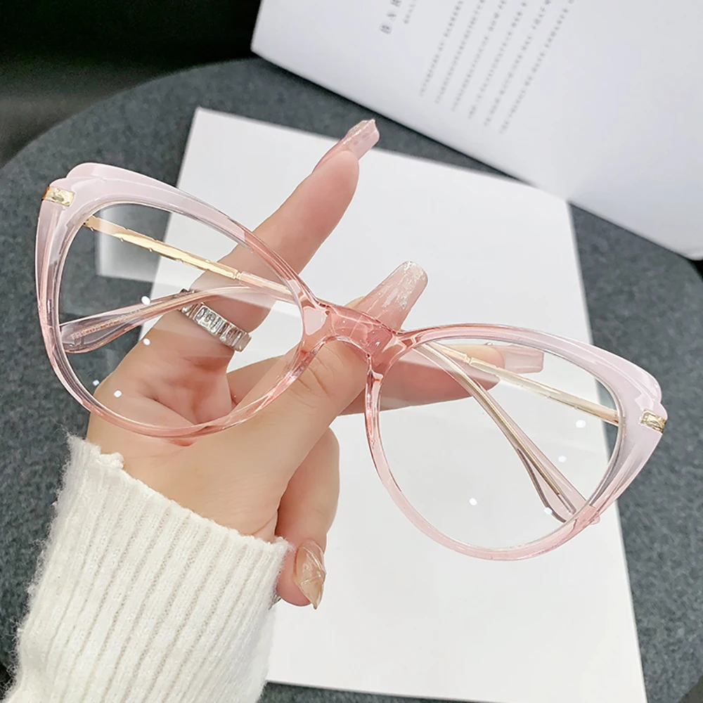 Fashion Eye Spectacles Trendy Unisex Blue Light Blocking Eyewear Eye Anti-Blue Light Glasses Comfortable Tr Metal Frame Glasses