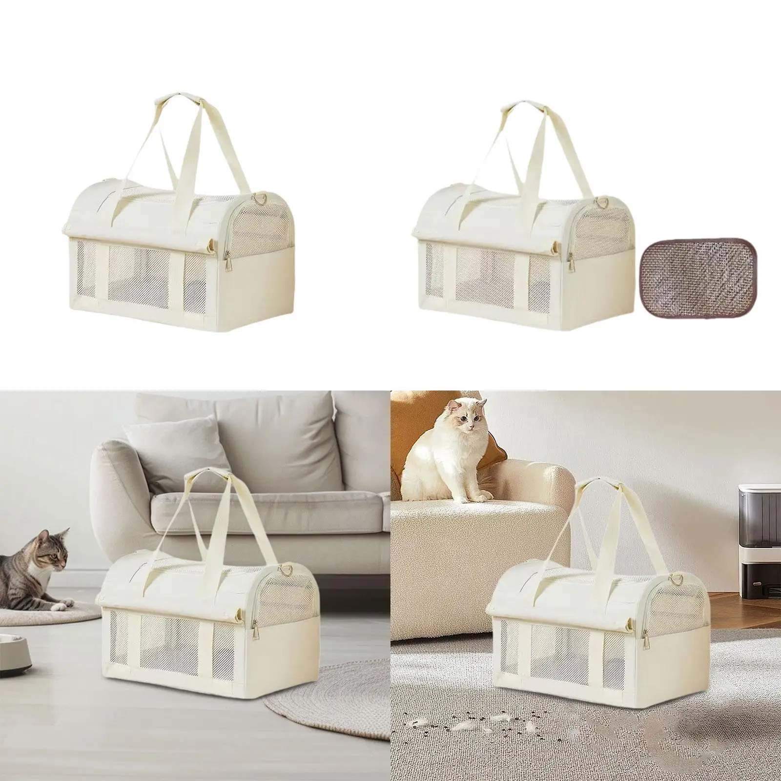 Pet Carrier Bag Mesh Handbag Lightweight Practical Comfortable Shoulder Pet Bag Pet Carrier Bag Mesh Handbag Lightweight Practical Comfortable Shoulder Pet Bag