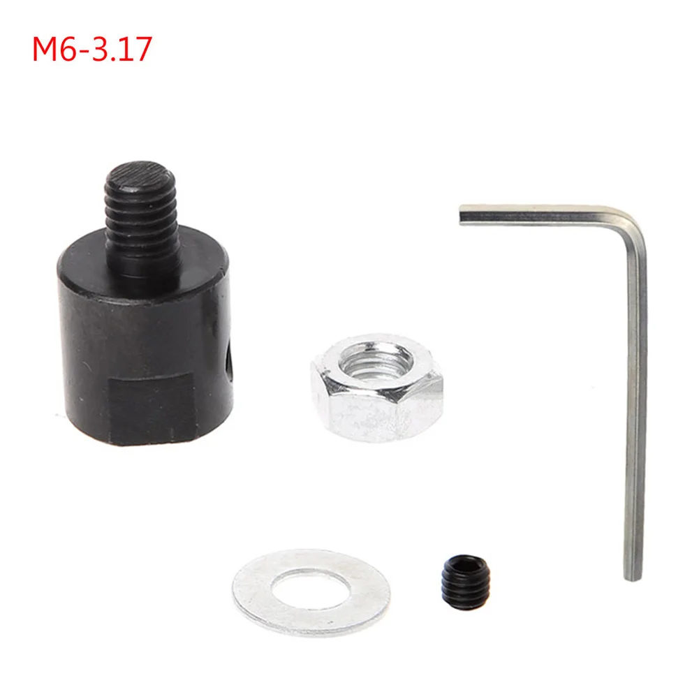 

M6 3.17/4/5/6/8mm Saw Blade Connecting Shaft Motor Shaft Coupler Sleeve Saw Blade Coupling Chuck Adapter Power Tool Accessories(