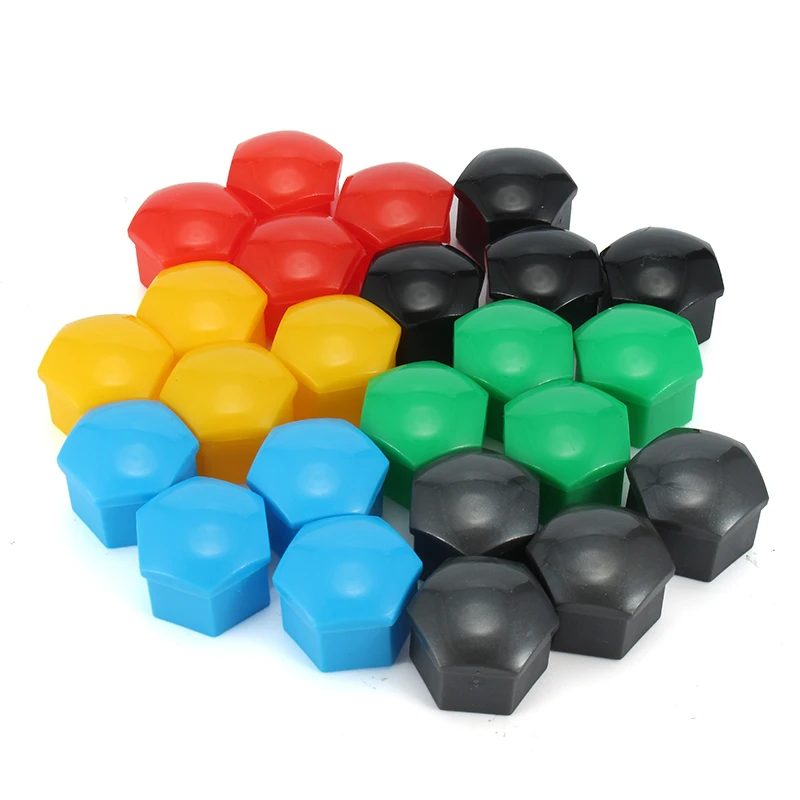 Wheel Lug Bolt Center Nut Covers Caps 17mm 20Pcs/lot For VW For Audi Skoda Seat 8D0012244A Hexagon Bolt