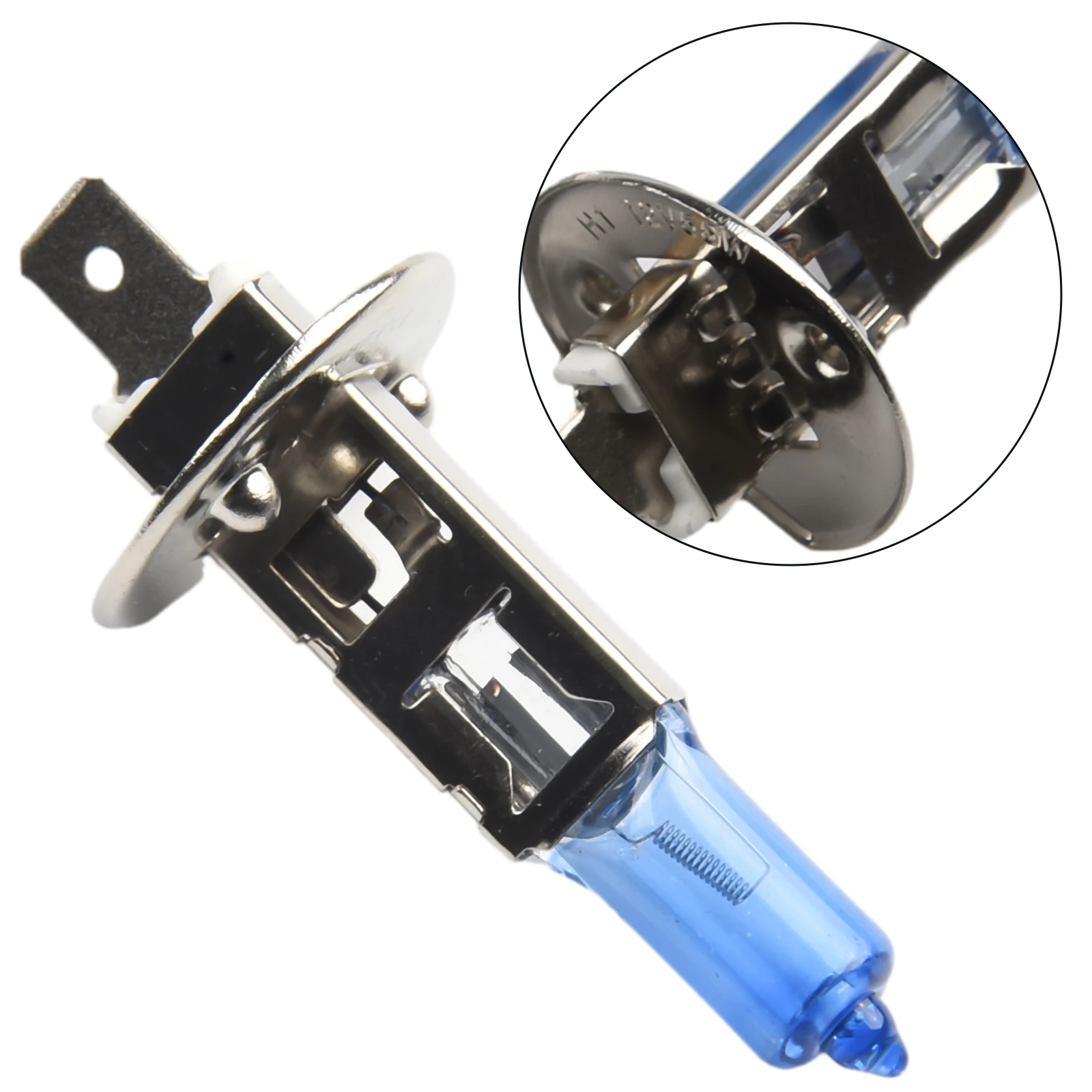 

Halogen Light Headlights Halogen Light Bright White Light H1 Halogen Headlights Easy to Install 55W Bulbs 6000K