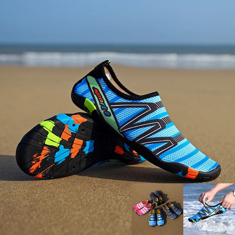 Quick-Dry Unisex Aqua Shoes for Beach and Water Activities