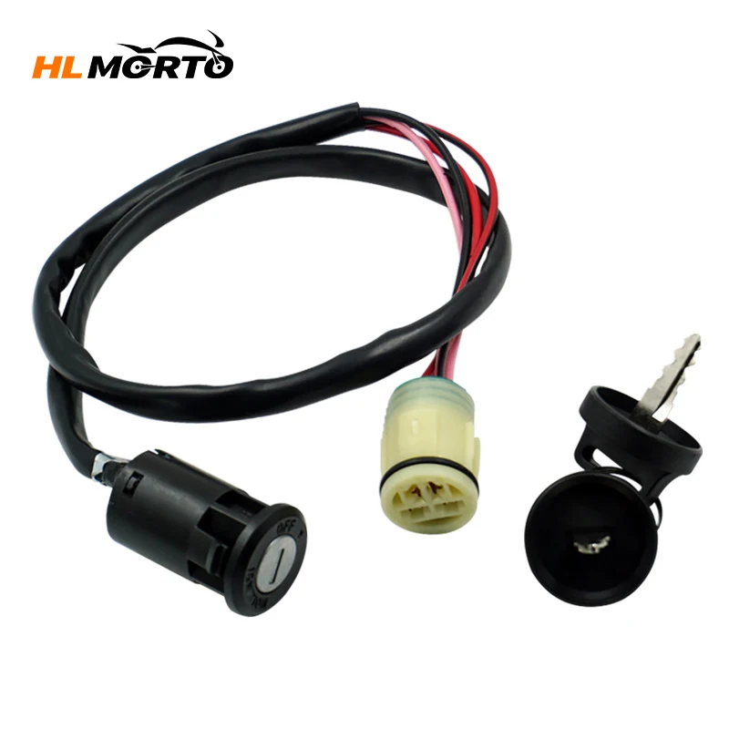Chiavi Di Accensione A 4 Fili Interruttore Start Lock Impermeabile Per 50/110/125/250Cc Pit Quad Bike Buggy Go Kart Atv
