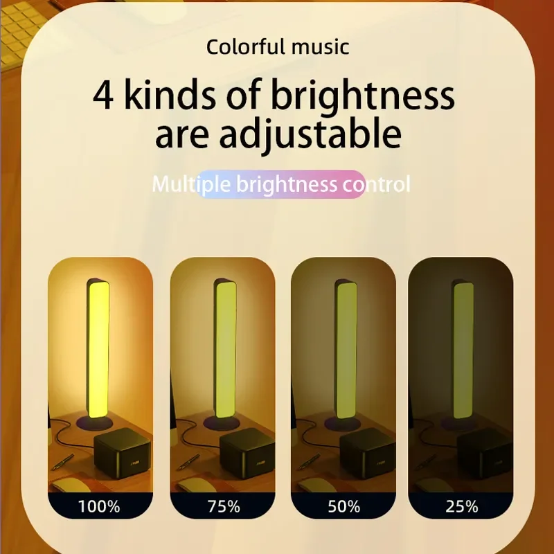Computer-Desktop-Hintergrund RGB-Magielicht Desktop-Pickup-Licht Musik-Atmosphärenlicht Smart Light Esports Polar-Atmosphäre_voghion.com