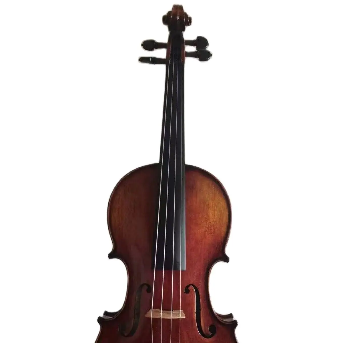 

Master 4/4 violin solid flamed maple back hand ebony mounted spruce top K3550