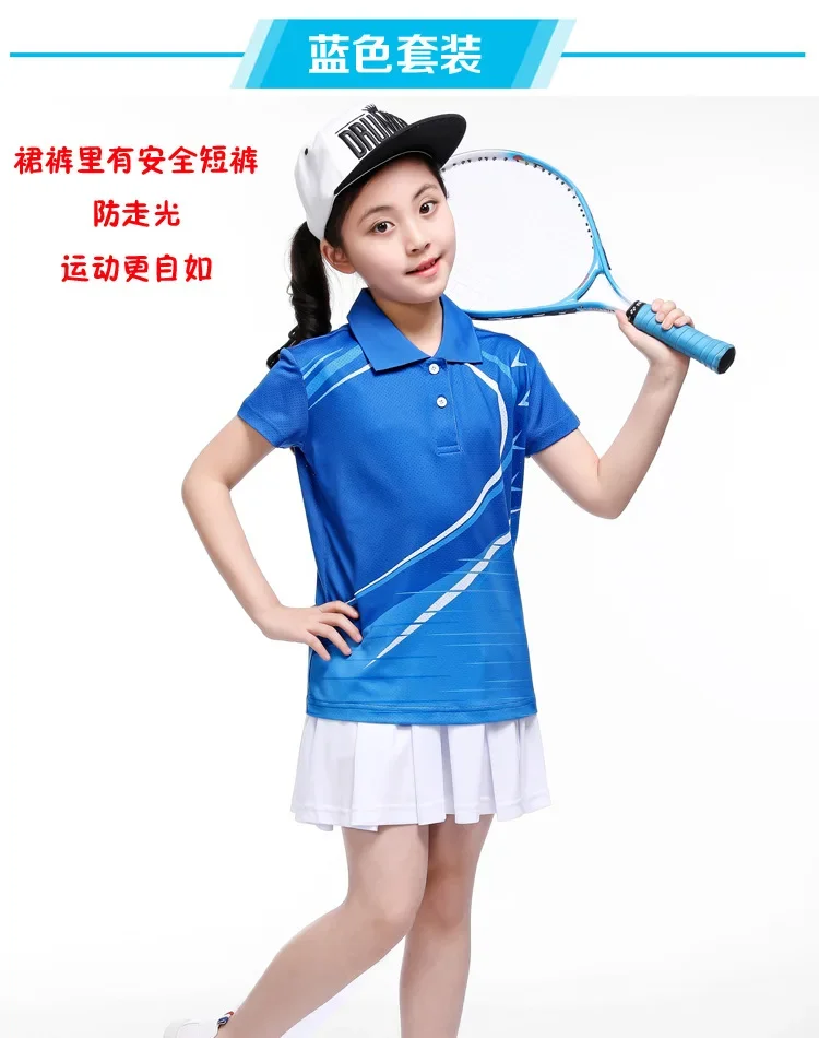 new Girl tenis masculino,Kid table tennis shirt,short sleeved table tennis shirts,Children badminton shirt,polyester sport shirt