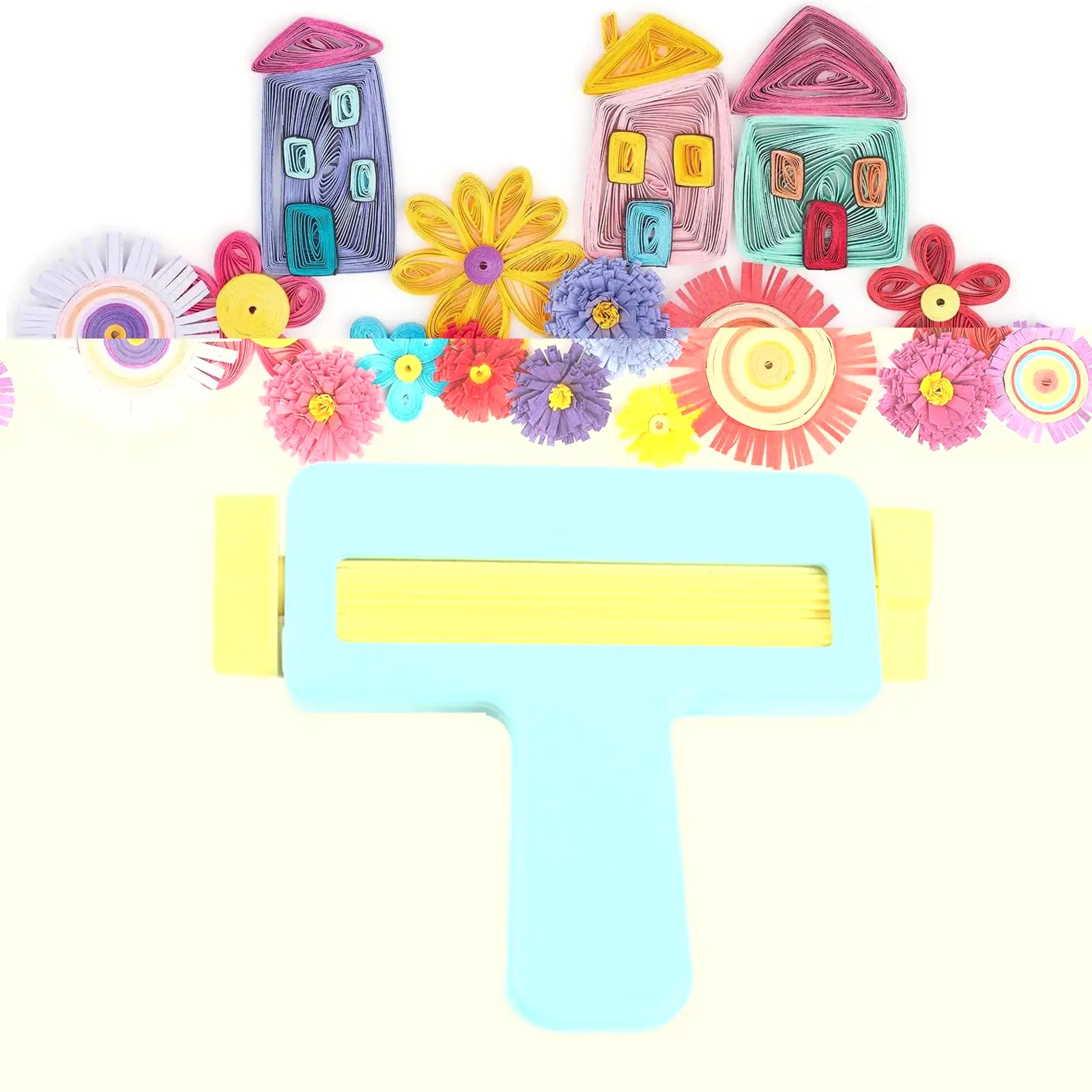 Texture Roller Paper Craft Tools Paper Crimper Paper Quilling Tool Wave Shaper Making Tool for DIY Arts Crafts Scrapbooking - 3