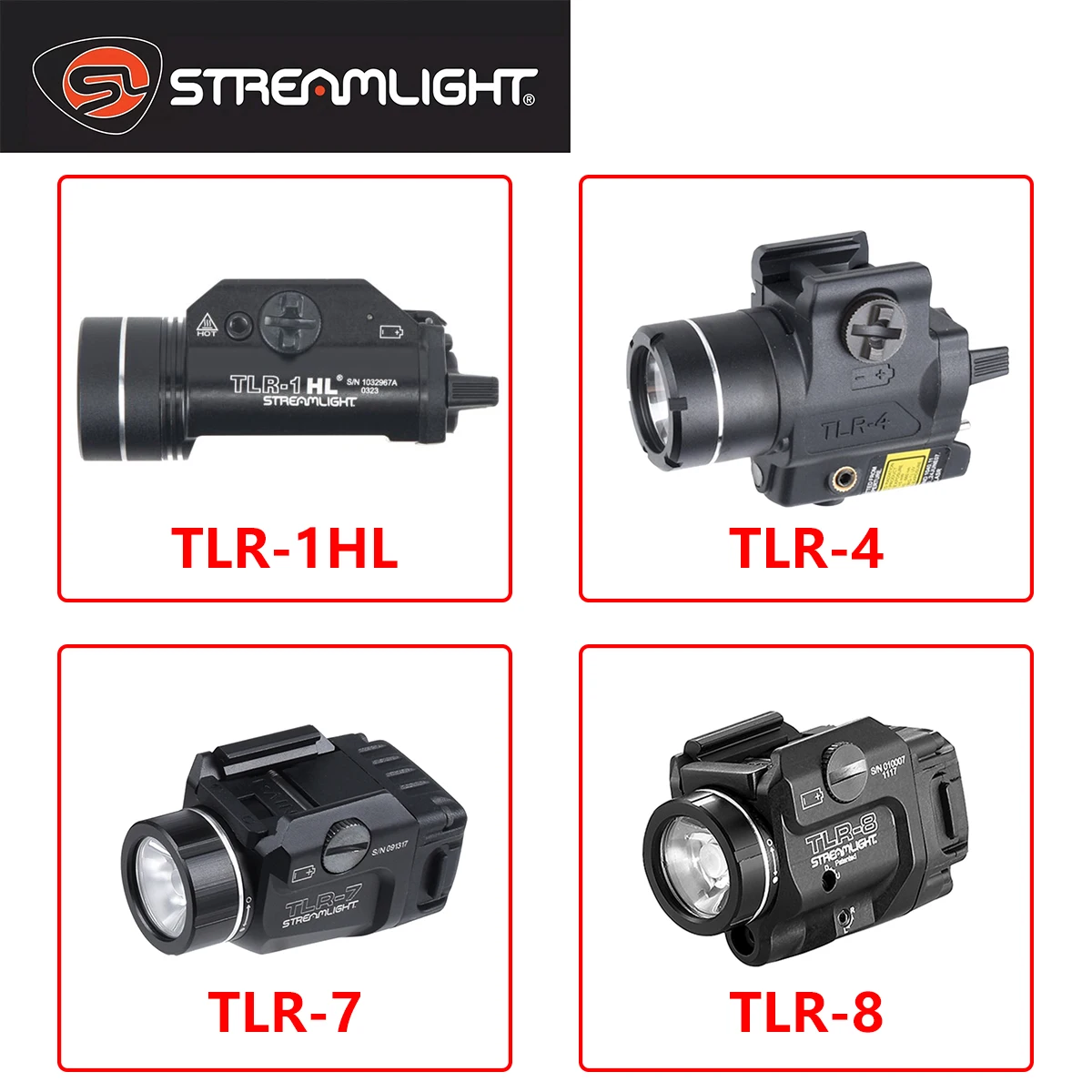 Aerospace Aluminum LED Tactical Flashlight for Hunting