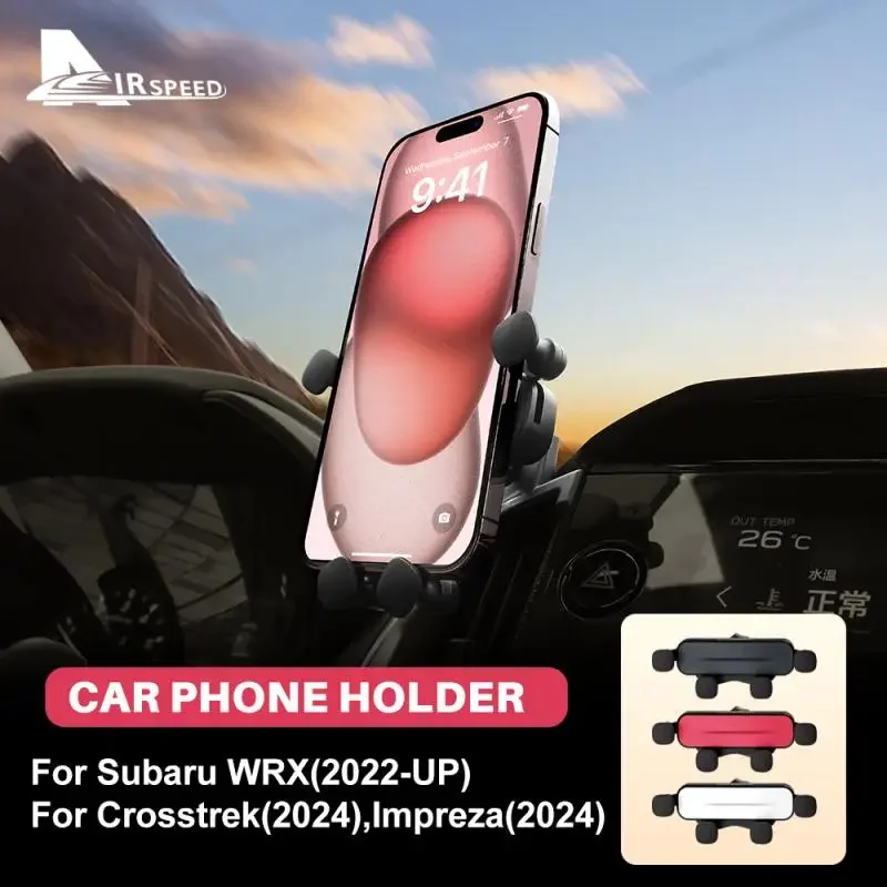 

Автомобильный держатель для телефона Gravity для Subaru Crosstrek Impreza 2024, подставка для мобильного телефона, кронштейн, зажим, крепление, аксессуары