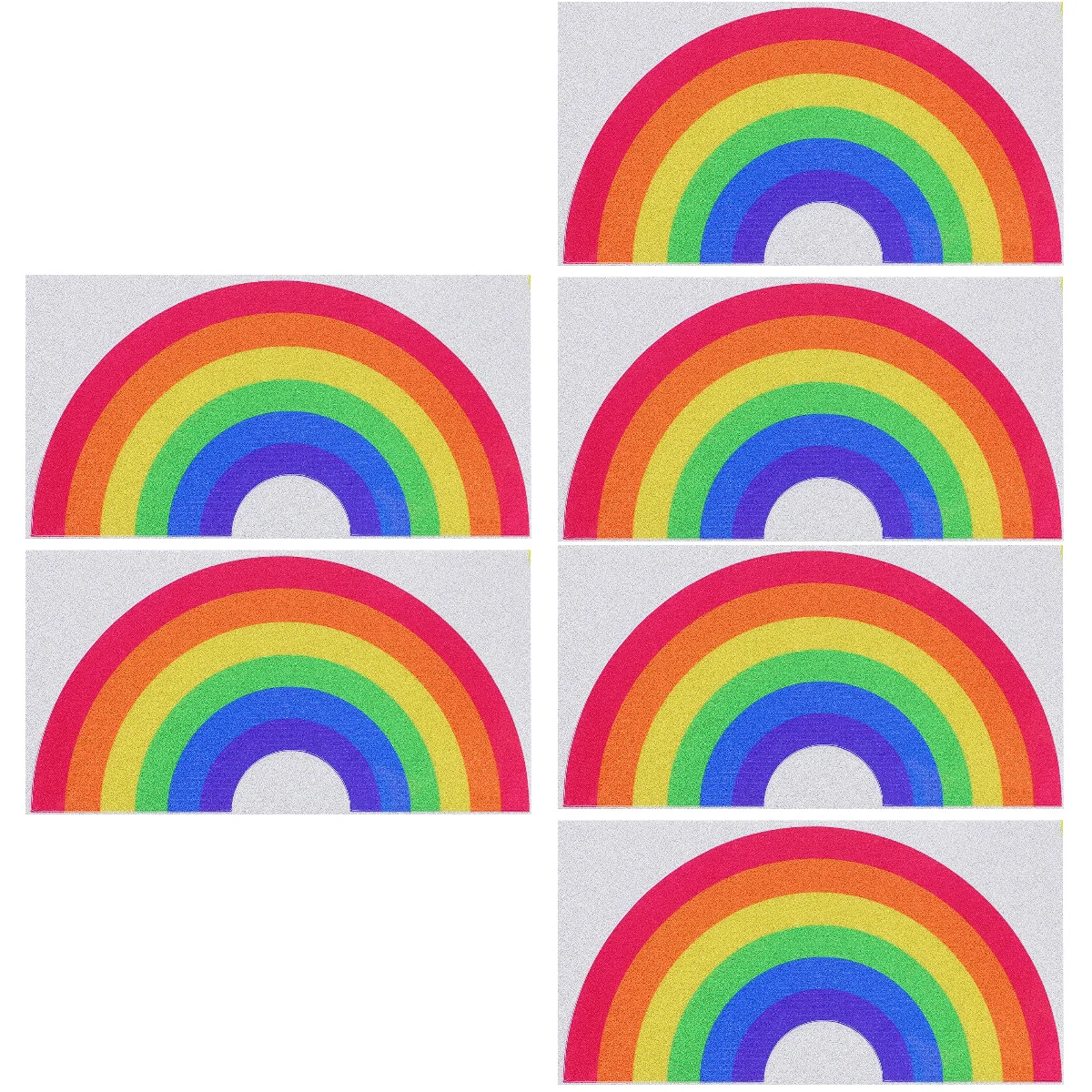 

6 Pcs Same- Reflective Stickers Car Exterior Night in Love Decal Vehicle The Pet Decor Accessory