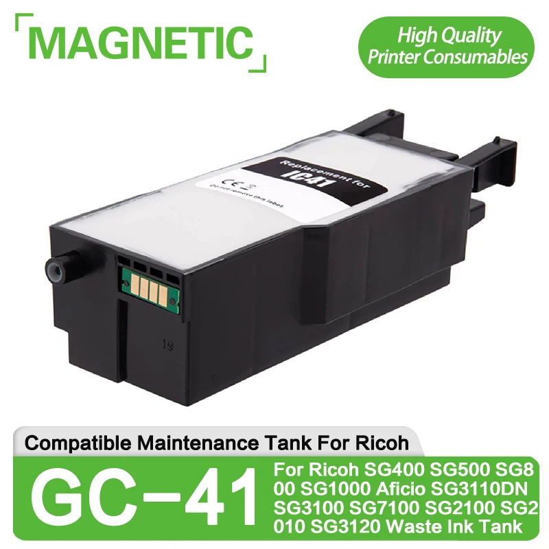 

GC-41 емкость для обслуживания Ricoh SG400 SG500 SG800 SG1000 Aficio SG3110DN SG3100 SG7100 SG2100 SG2010 SG3120, емкость для отходов чернил