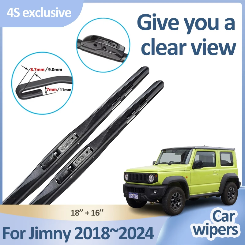 AutoWiperBlades20244ForSuzukiJimnySierra20182023JB64WJB74W