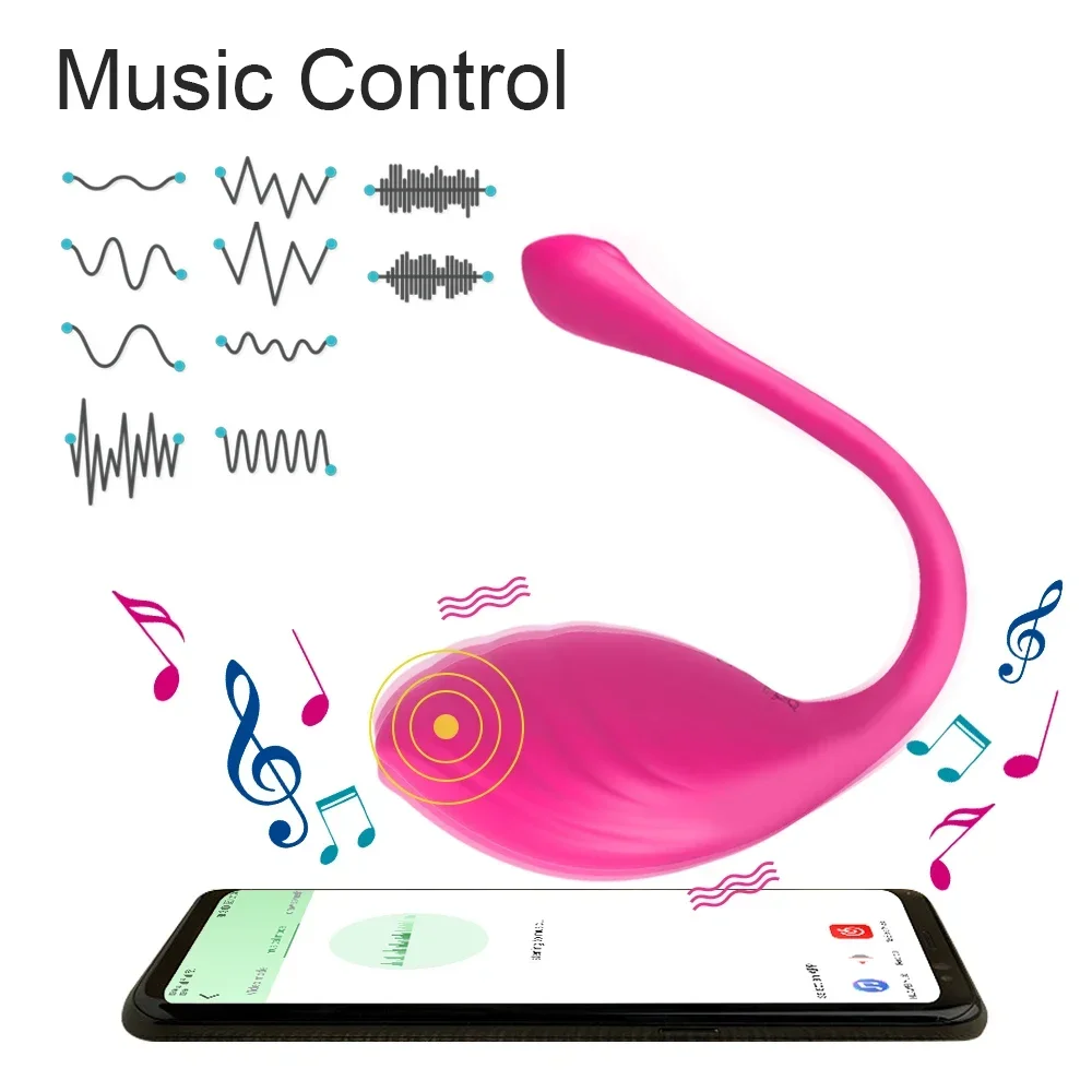 APP Control Bluetooth Vibrator Female Sex Toys