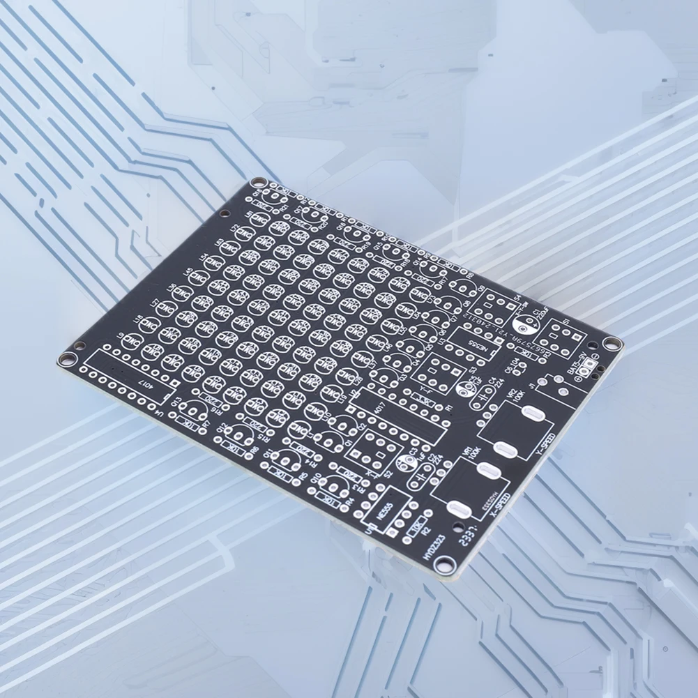 CHA-81 LED 라이트 납땜 연습 키트, USB/배터리 전원 공급 장치, 납땜 학습용 9x9 도트 매트릭스 보드