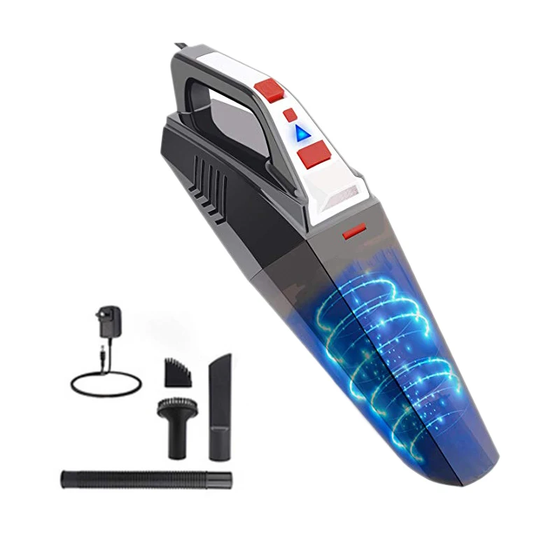 

DC 12V 5500PA Car Vacuum Cleaner, Strong Suction Handheld Vacuum Cleaner, Wet and Dry Portable Car Vacuum Cleaner, LED Light
