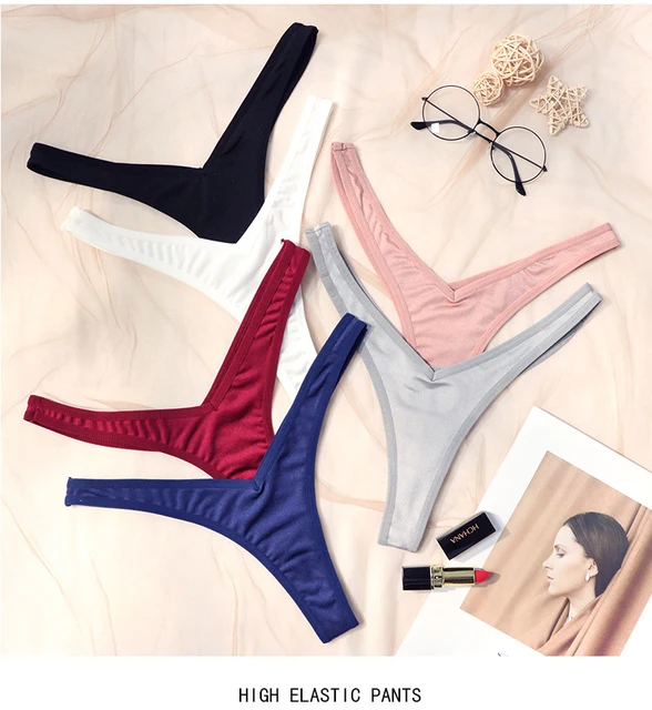 Iris & Lilly Damen Tanga 5er-Pack - Mikrofaser Unterwäsche Für Perfekten Sitz