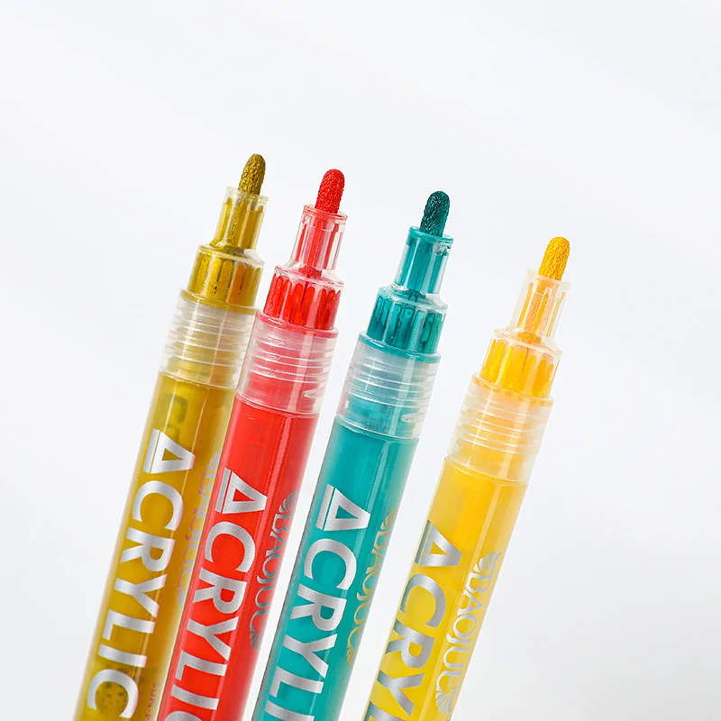 Extra Fine Tip acrylic markers - Set of 42 thin markers